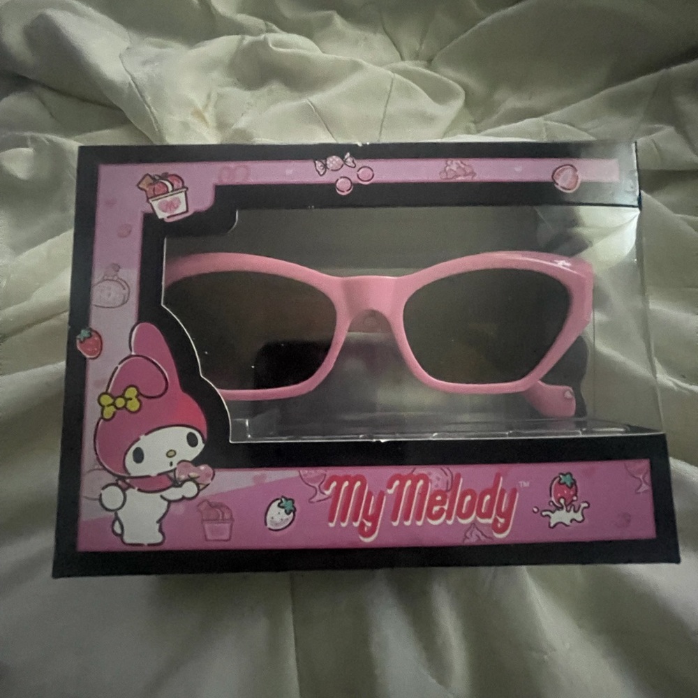 Sanrio My Melody Portrait Rectangle Frame Sunglasses